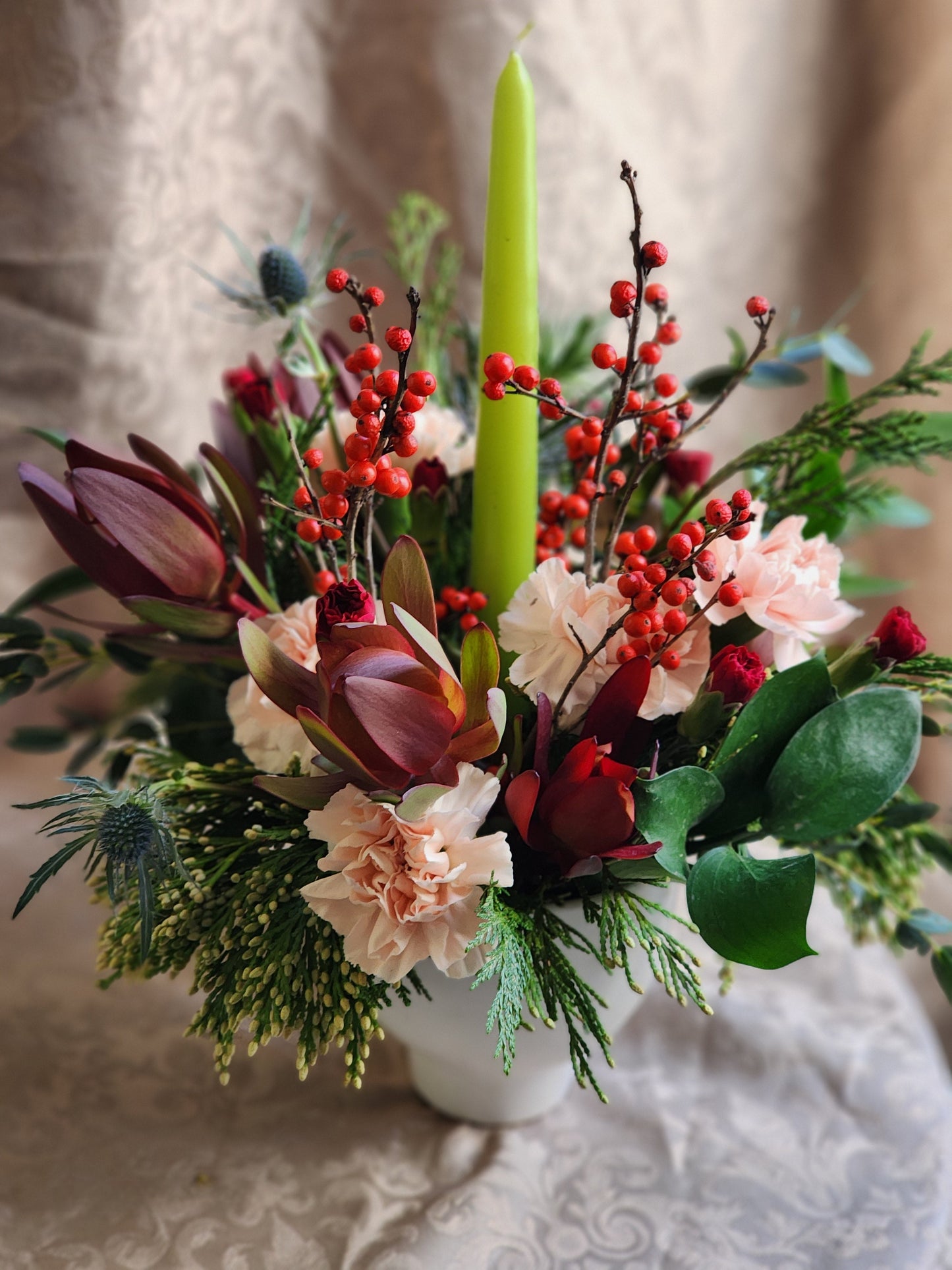Holiday Lights Centerpiece Petite
